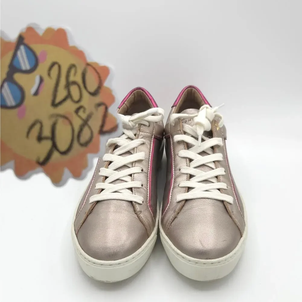 Hilfiger Women's  metallic pink sneakers size 9.5
